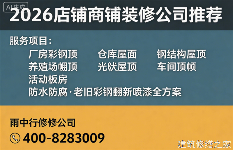 苏州2026/8吴江市 彩钢瓦屋面防水 哪家专业正规